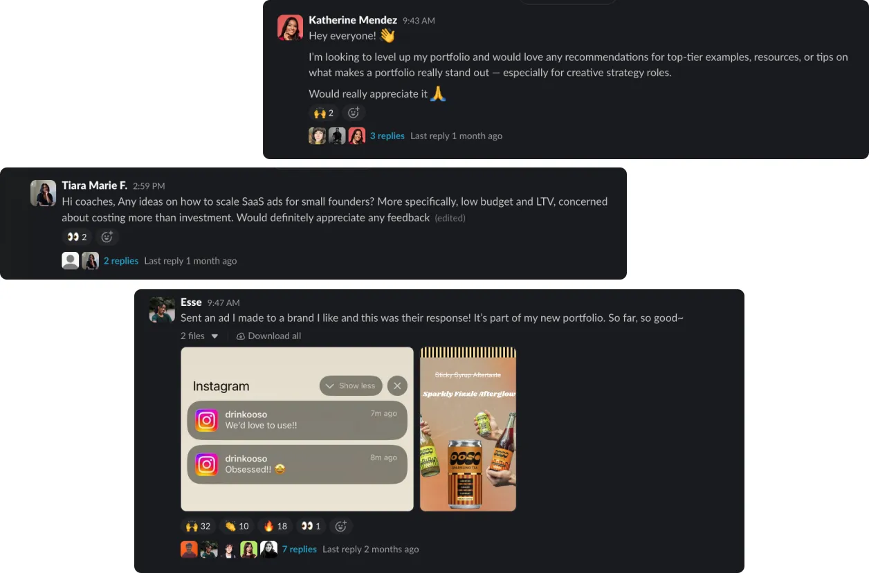 Messages from the AI Training Club Slack community