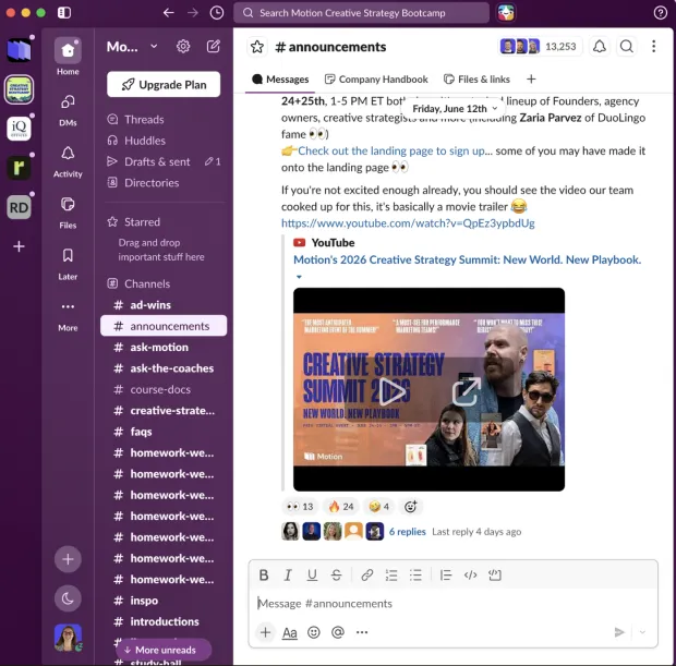 Messages from the AI Training Club Slack community