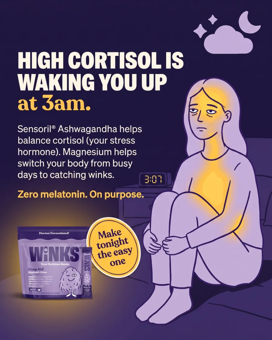 High cortisol is waking you up at 3am